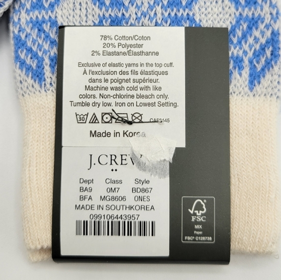 J Crew Fair Isle trouser socks - Picture 3 of 4
